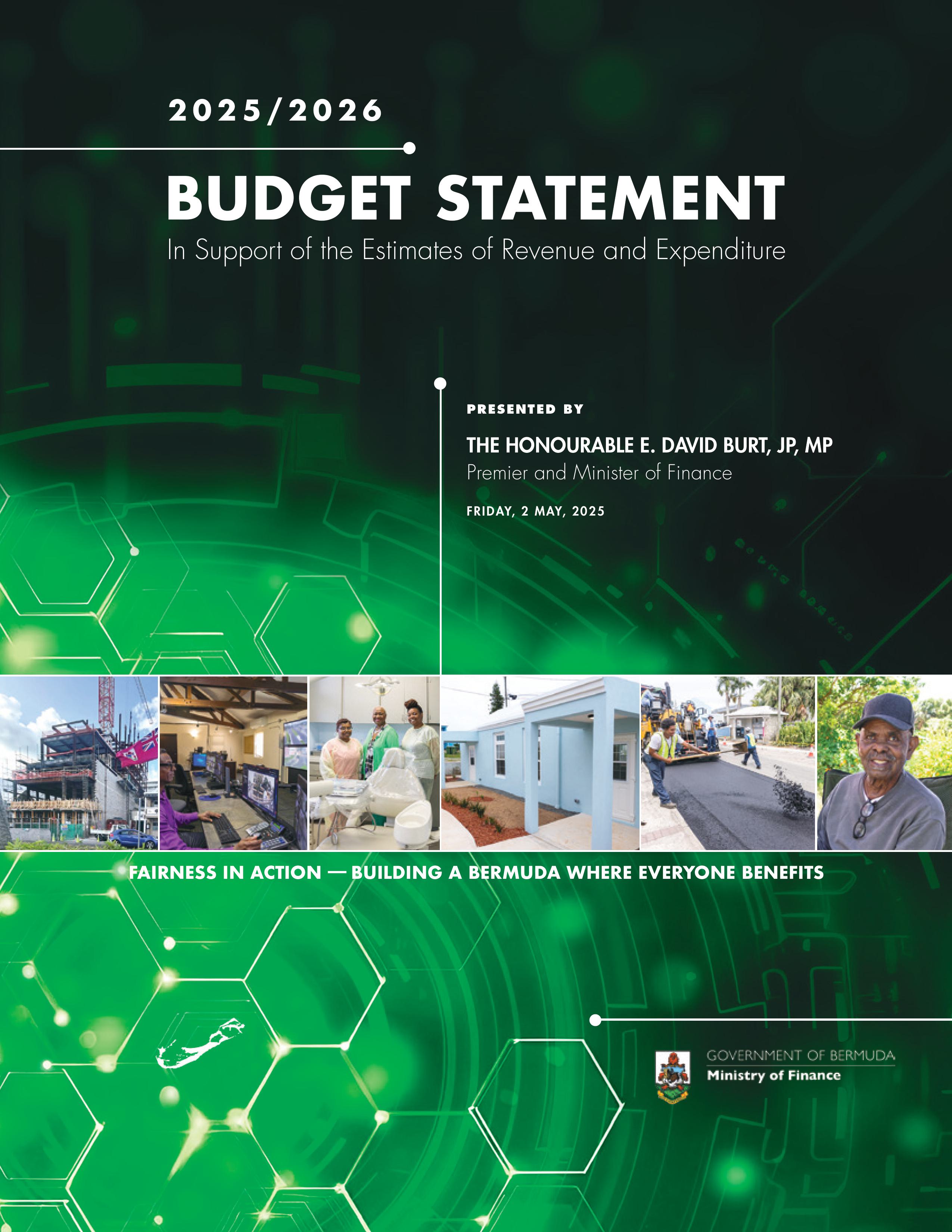 Budget Statement 2025-2026 Cover